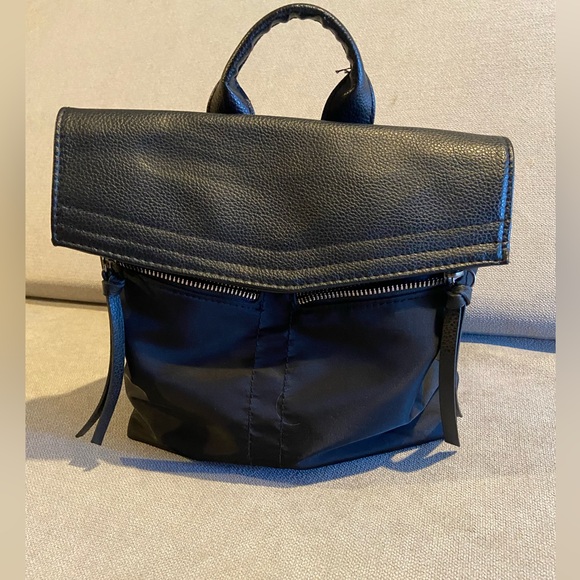 Botkier Black Leather Backpack - Picture 1 of 9